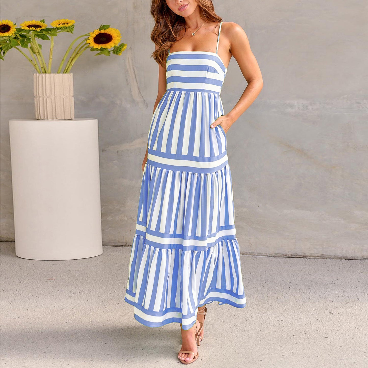 Robe Longue Bohème Été