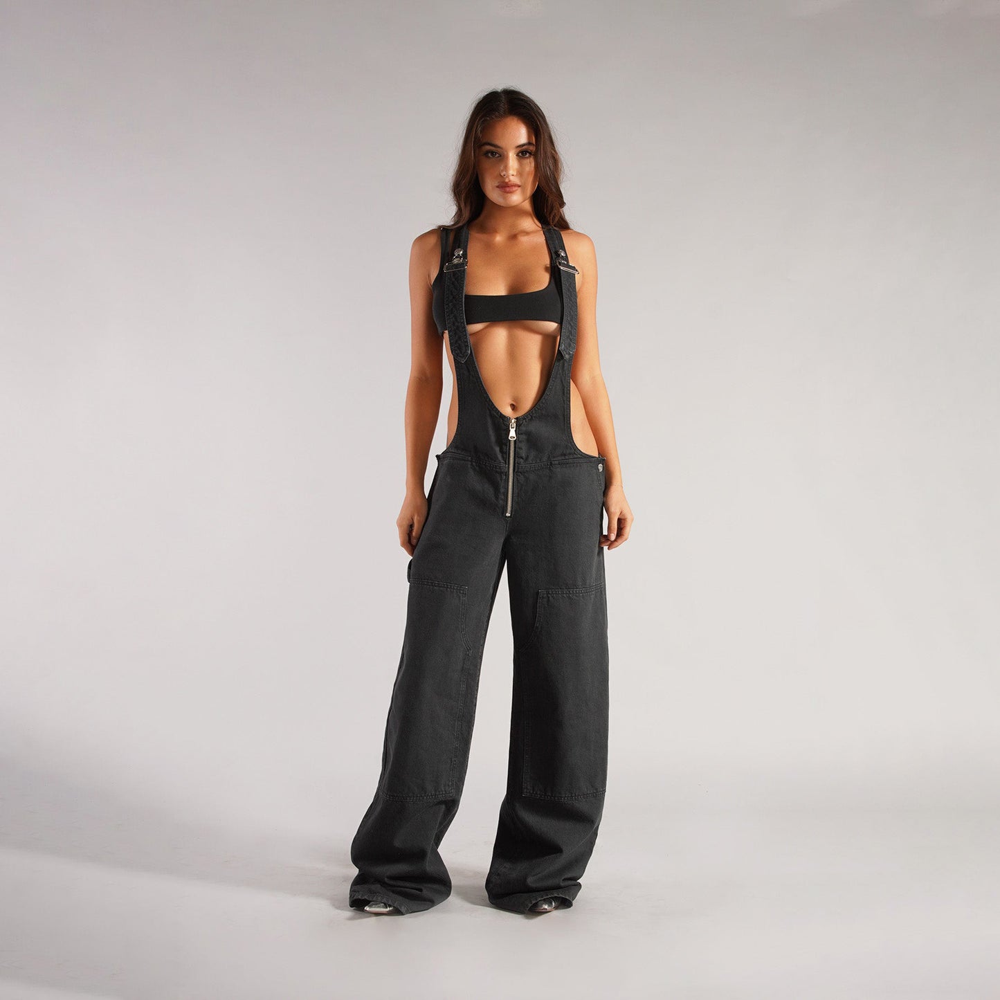 Salopette Y2K Zippée en Jean